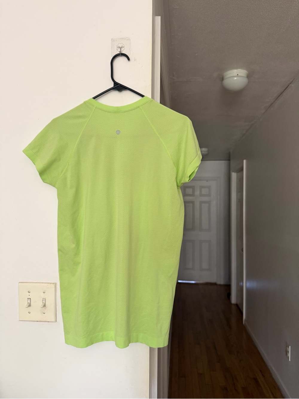 lululemon athletica Lime Green Short Sleeve Tee